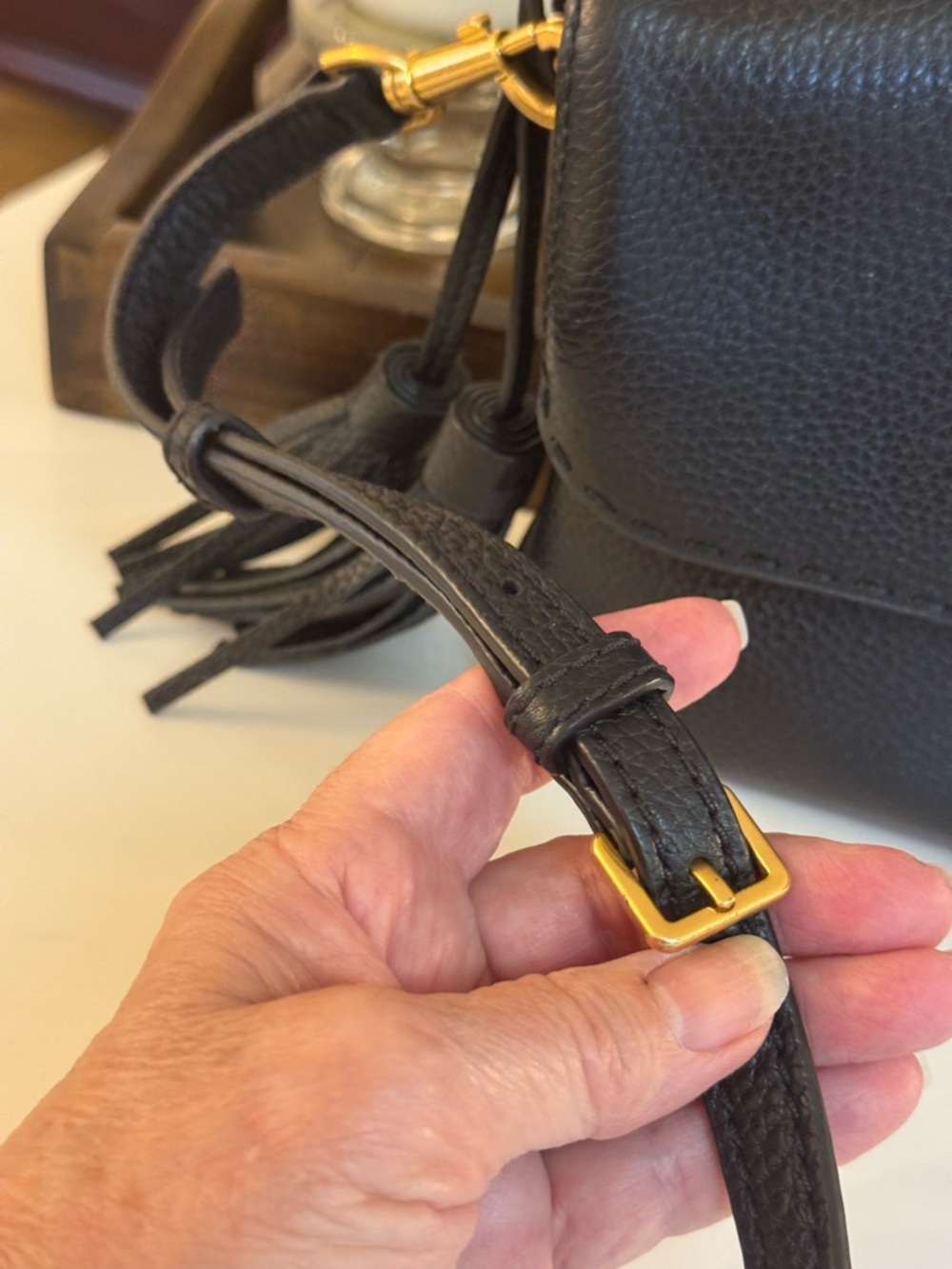 π€ TORY BURCH FLAP CROSS BODY BAG MCCRAW! - Picture 13 of 16